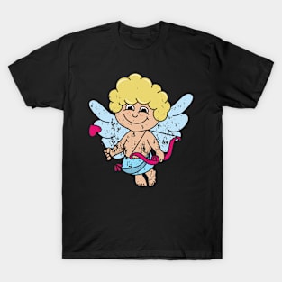 Retro Vintage Grunge Valentine's Day Cupid T-Shirt